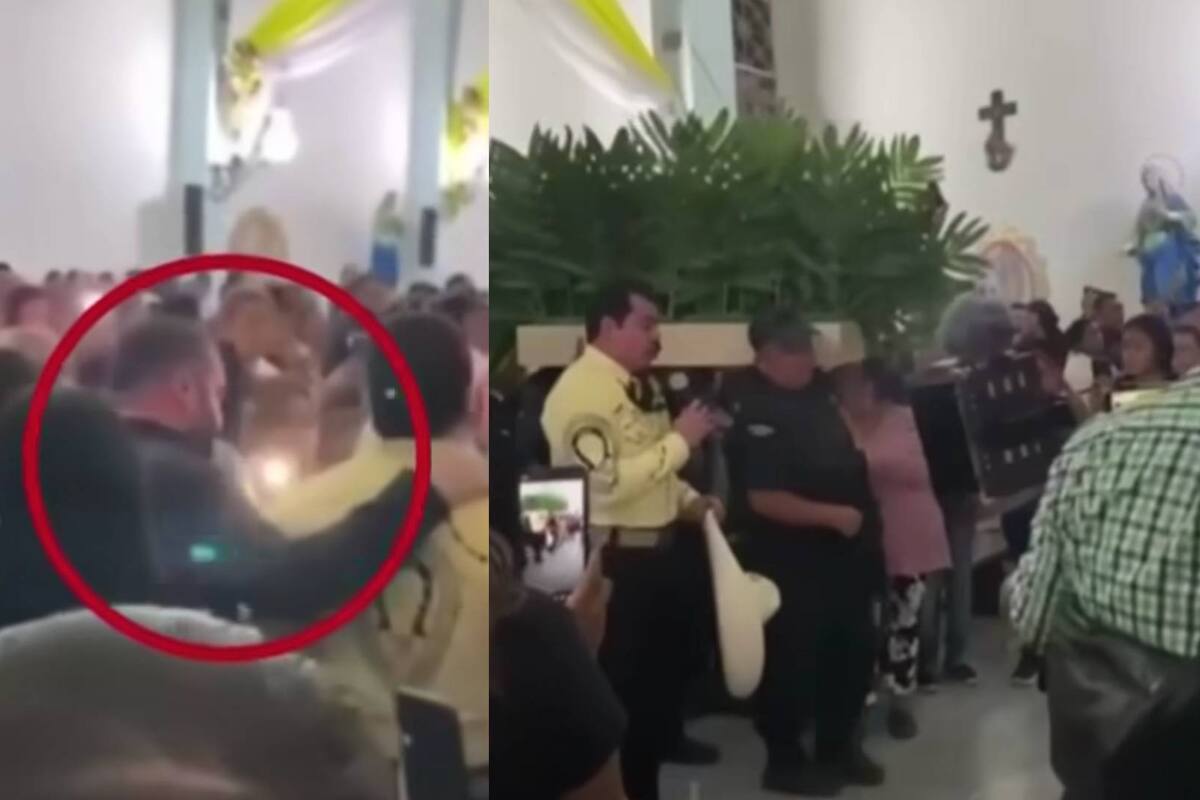 VIDEO: "El Tucán", presunto jefe de plaza, le lleva mañanitas a la Virgen en Parácuaro