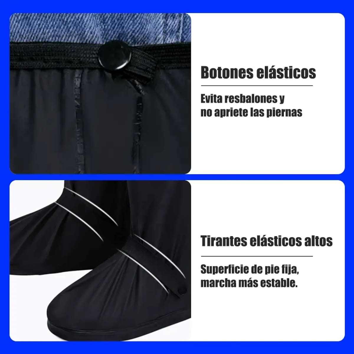 Protectores cubre zapato y botas impermeables reflectantes | Mercado Libre