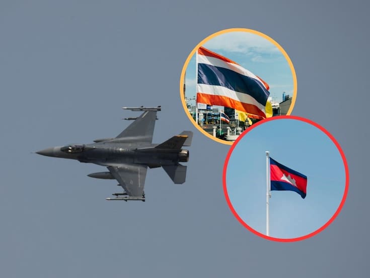 Tailandia lanza ataques aéreos en la frontera con Camboya tras acusaciones de romper el alto el fuego