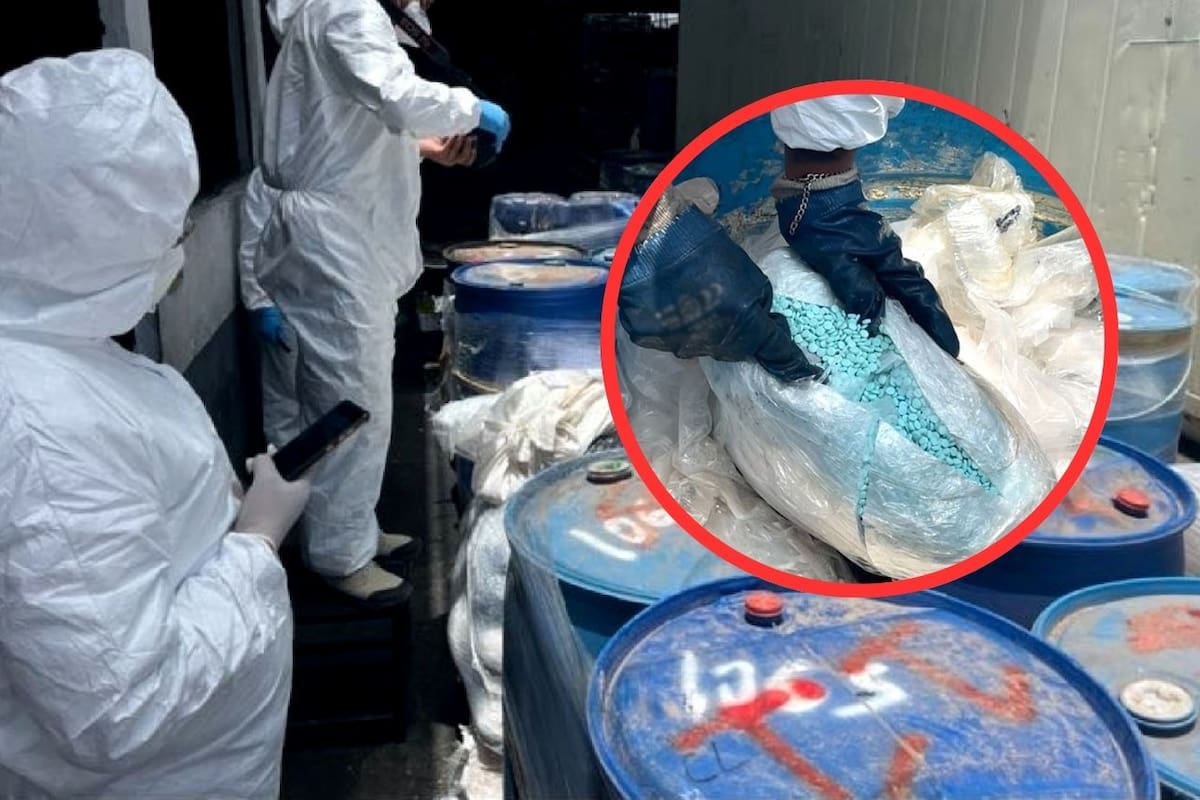 FGR destruye toneladas de fentanilo y precursores químicos en operativo histórico en Sinaloa