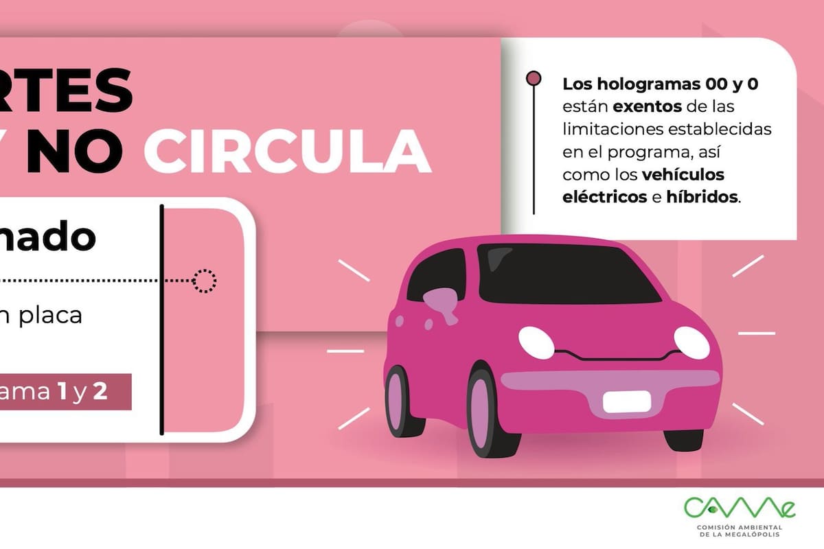 Hoy No Circula CDMX y Edomex: restricciones para este martes 5 de noviembre de 2024