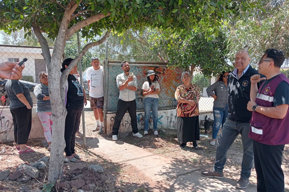 Vecinos de la colonia Morelos en Rosarito exigen solución definitiva al acceso del parque