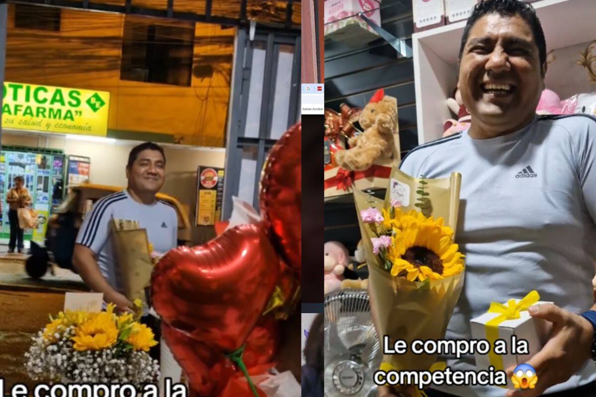 “¿Por qué no me compraste a mí?” Un hombre sorprende a su pareja y se hace viral