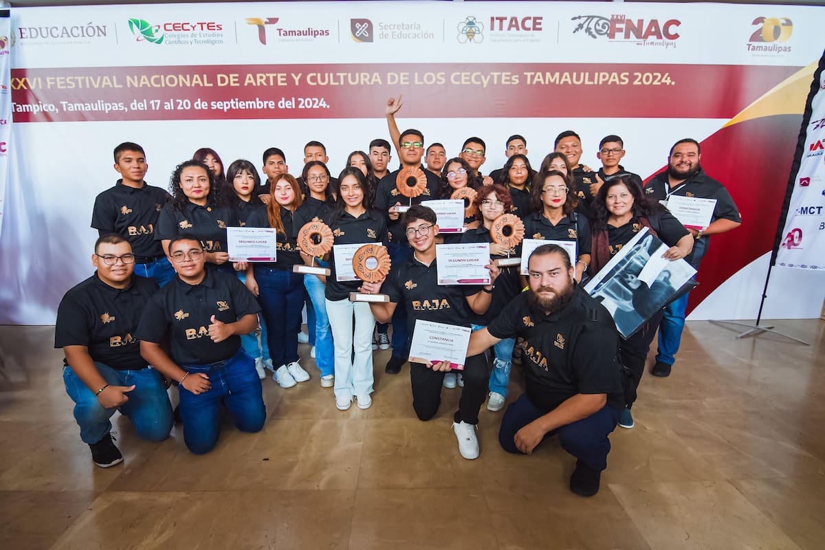 Ganan estudiantes de CECyTE BC 5 trofeos en XXVI nacional de arte y cultura