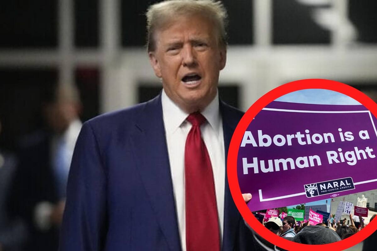 Trump sigue pronunciándose en contra del aborto