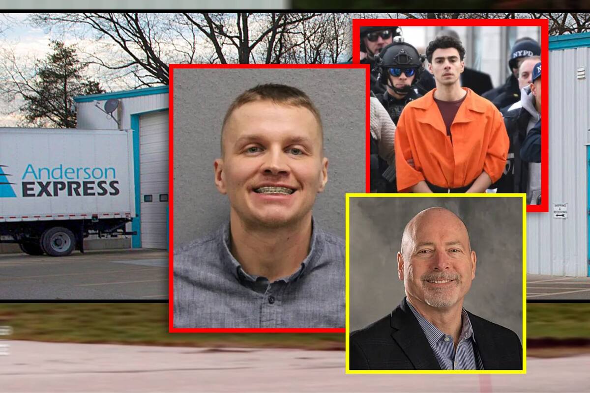 Empleado atacó a cuchillazos al presidente de Anderson Express Inc. en medio de una reunión, ¿inspirado por Luigi Mangione?