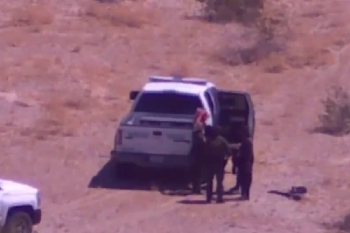 Con dron ubican y rescatan a mujer y dos adolescentes en desierto de Imperial