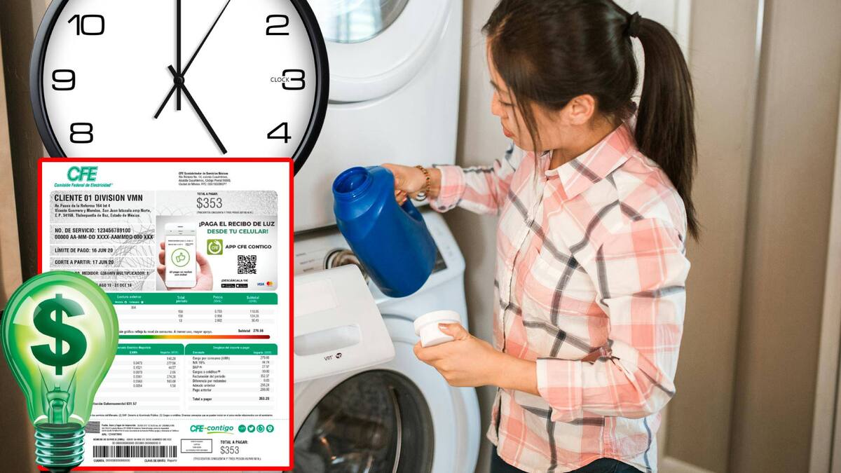 Cambiar la hora en que usas la lavadora puede bajar tu factura de electricidad: Especialistas explican por qué lavar de madrugada o en fin de semana resulta más barato