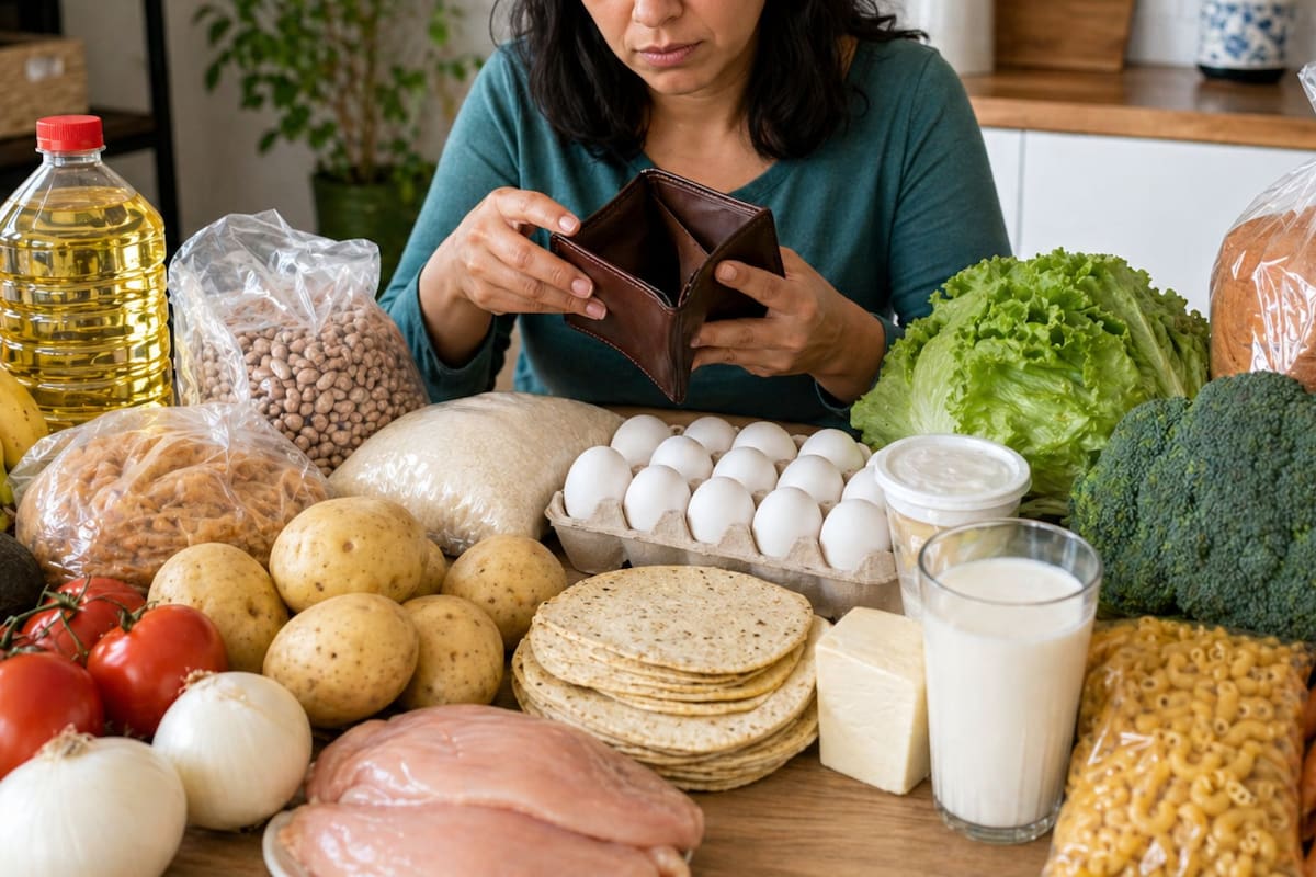 Comer en México cuesta 67% más que en 2018: El ITESO alerta que la inflación en alimentos supera a la general y una familia urbana necesita hoy 20,000 pesos mensuales para cubrir sus gastos básicos