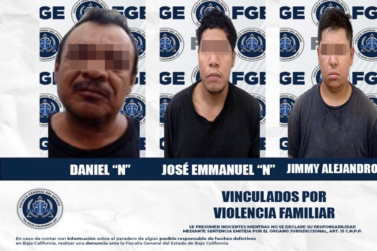 Procesan a cuatro hombres por violencia familiar en Mexicali y el Valle
