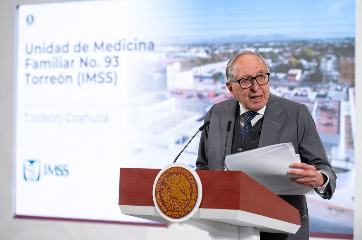 David Kershenobich, titular de la Secretaría de Salud, en la 'Conferencia del Pueblo' de la presidenta Claudia Sheinbaum, el 15 de julio del 2025. | Crédito: Presidencia