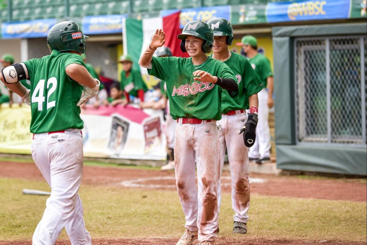 Cierra México en primer lugar de su grupo en Mundial de Beisbol Sub-12
