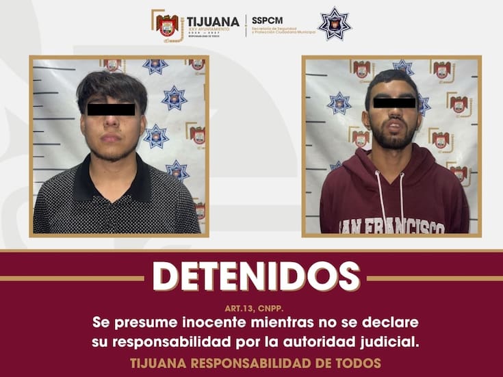 Aseguran a dos personas portando un arma larga