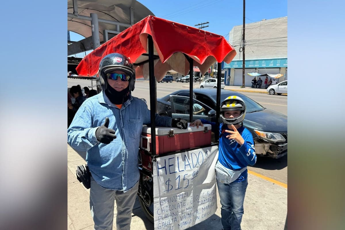 Salen adelante vendiendo helados