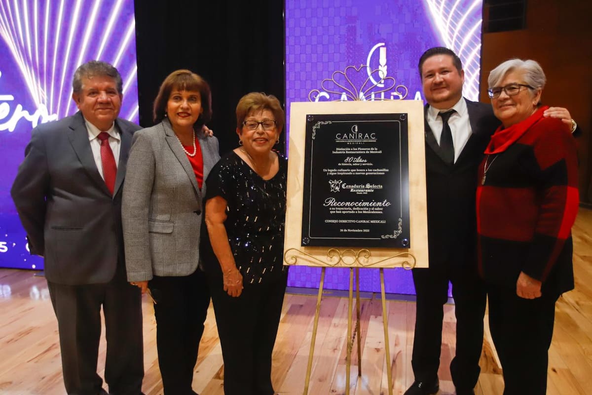 Canirac Mexicali celebra el Mérito Restaurantero