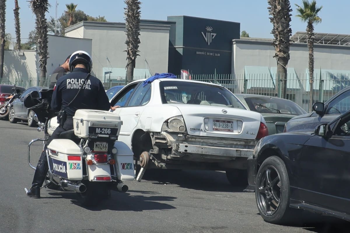Registran accidente en Vía Rápida Poniente