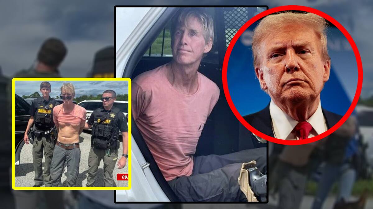Arrestan a hombre sospechoso de intentar asesinar a Donald Trump en Florida. FOTO: Especial