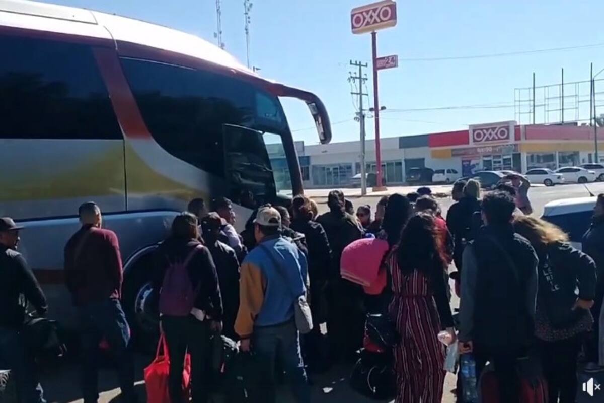 Parten cajemenses rumbo a CDMX a apoyar a AMLO