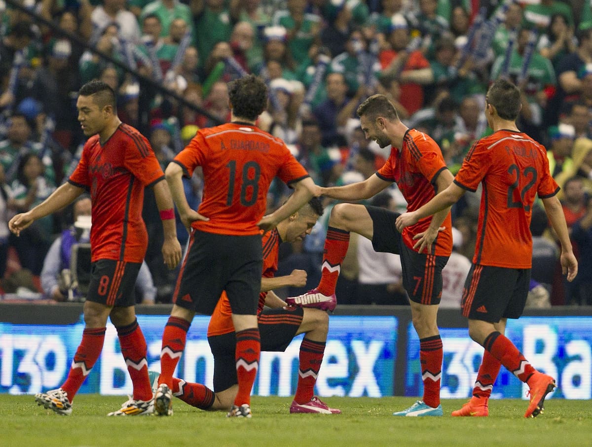 Gol de Miguel Layún ante Istael en 2014 en un partido amistoso. (AP Photo/Christian Palma)