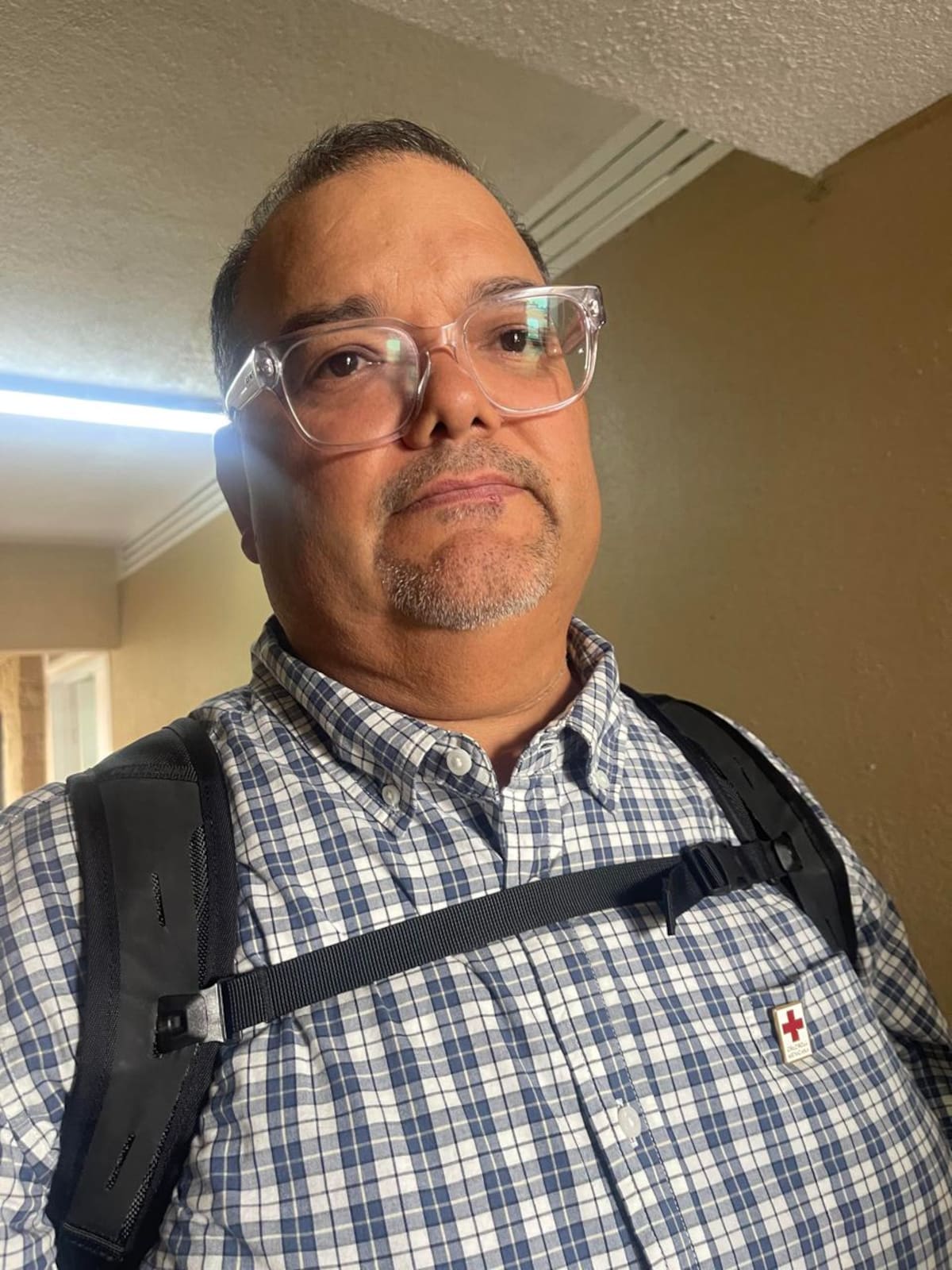 Octavio Méndez Stoever, presidente del Consejo Directivo de Cruz Roja Rosarito.
Foto: Carmen Gutierrez