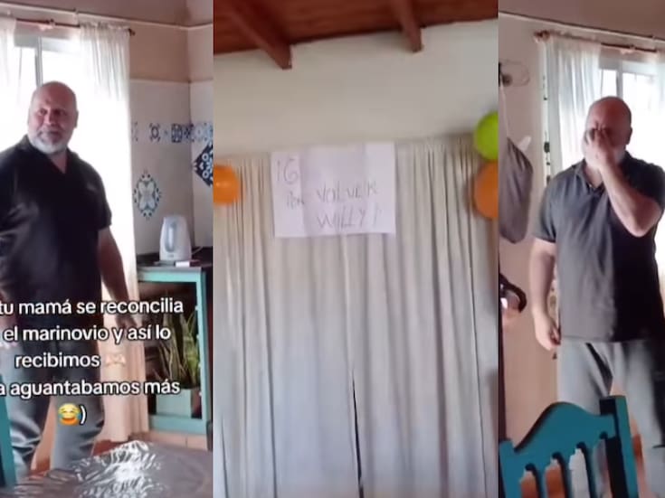 “Gracias por volver, Willy”: Jóvenes reciben a su padrastro con una peculiar bienvenida tras confesar que no soportaban quedarse solos con su madre
