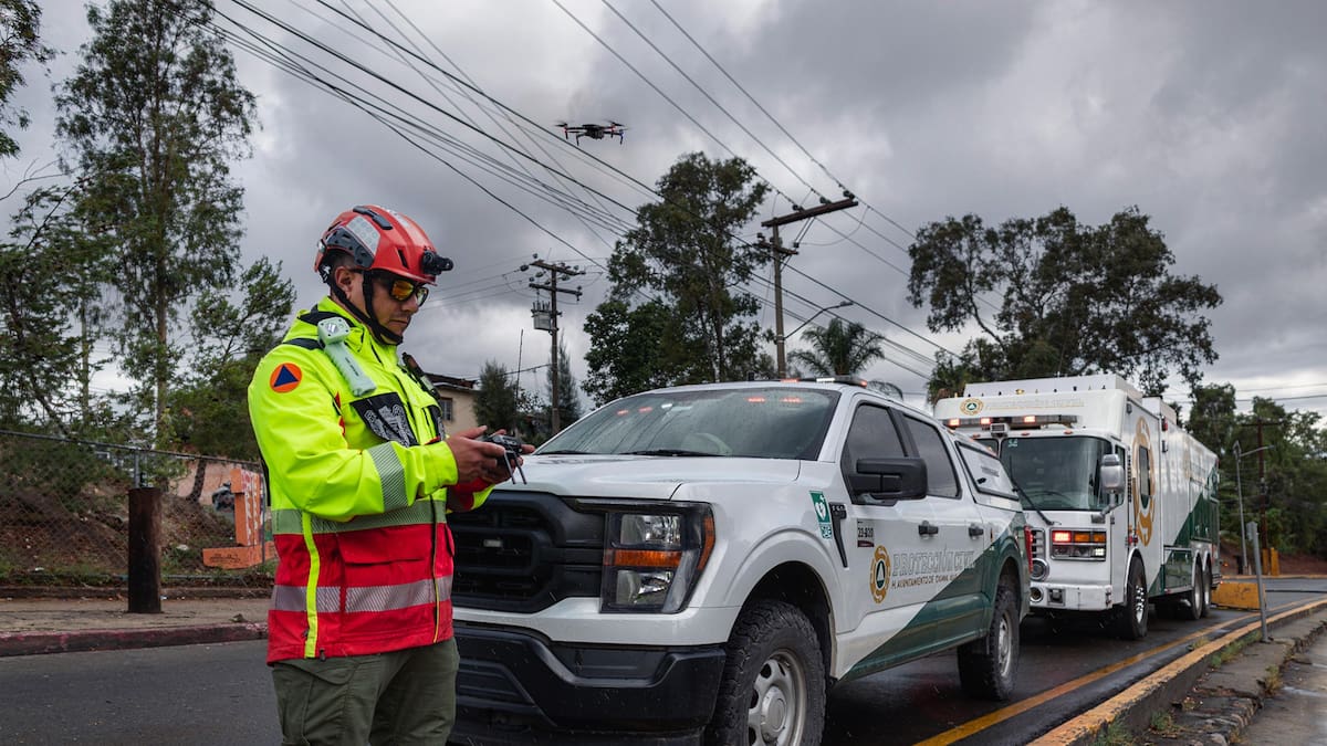 Más de 60 incidencias por lluvias y vientos son atendidas por el XXV Ayuntamiento de Tijuana