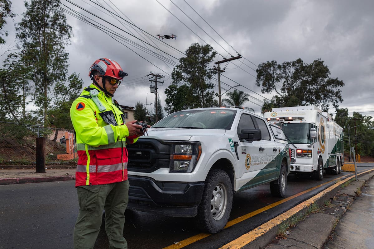 Más de 60 incidencias por lluvias y vientos son atendidas por el XXV Ayuntamiento de Tijuana