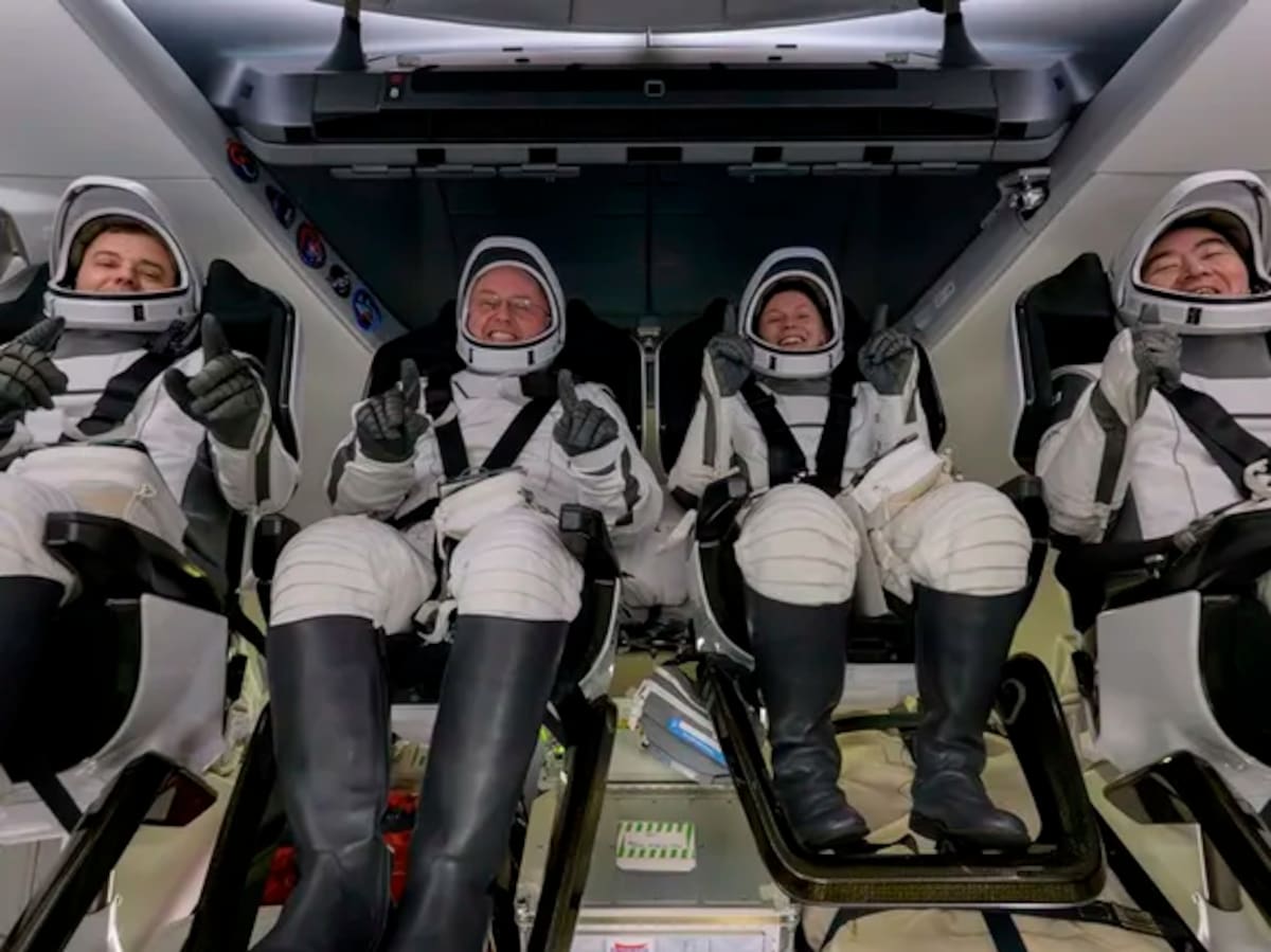 El video fue captado desde la Estación Espacial Internacional y compartido en redes sociales en medio del regreso anticipado de la misión Crew-11. Foto: minutouno.com