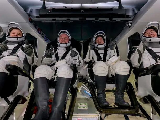 El video fue captado desde la Estación Espacial Internacional y compartido en redes sociales en medio del regreso anticipado de la misión Crew-11. Foto: minutouno.com
