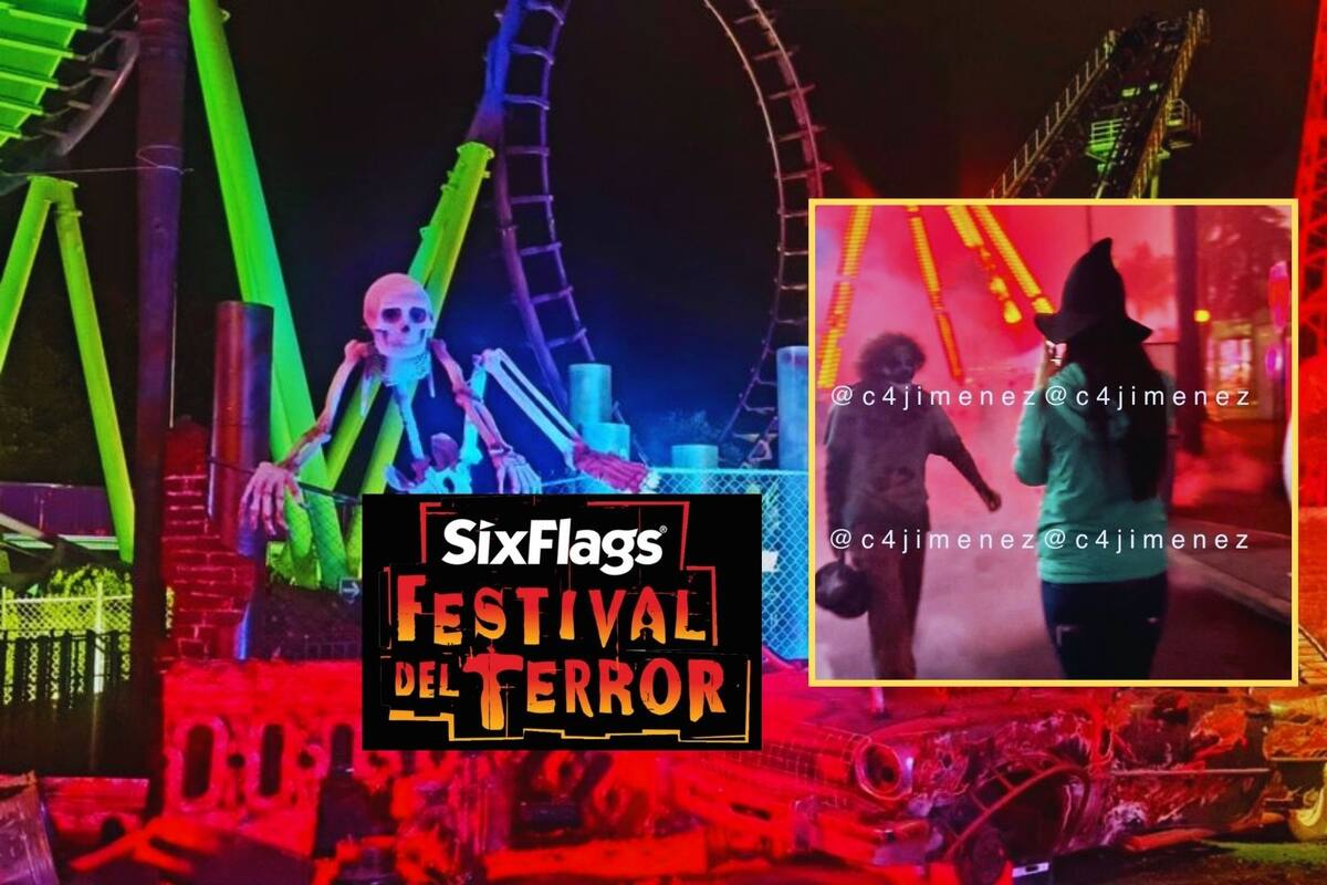 Dos adolescentes fueron agredidas sexualmente por uno de los “monstruos” del Festival del Terror en las instalaciones de Six Flags, en la CDMX