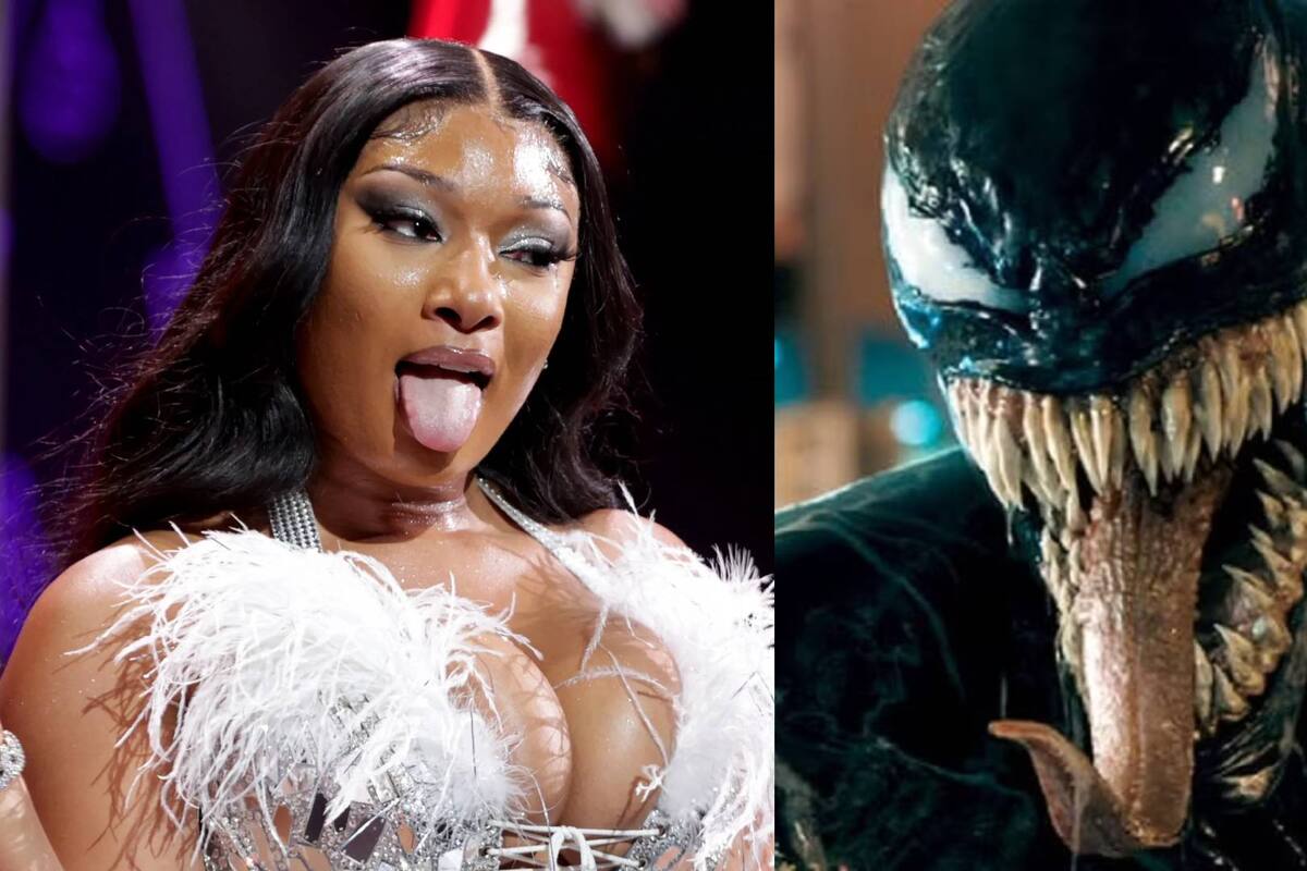 Megan Thee Stallion se hace amiga de Venom en divertido promocional