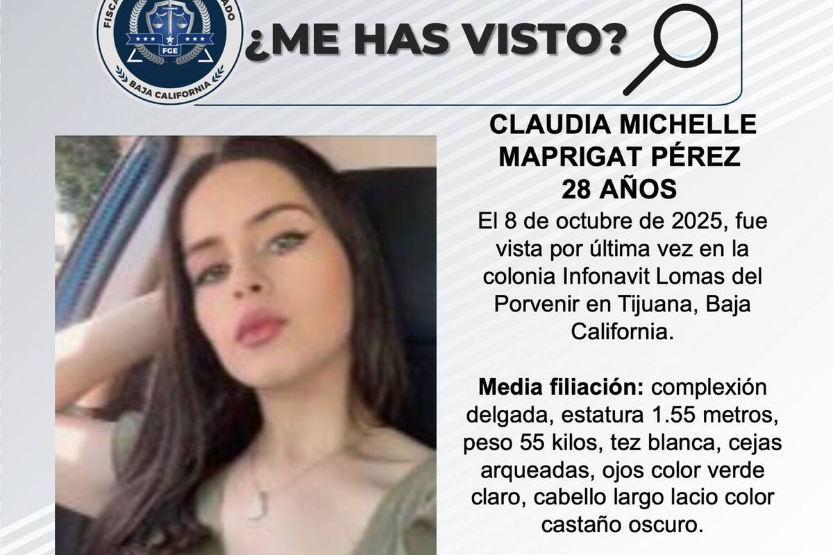 Se busca a Claudia Michelle Maprigat Pérez de 28 años