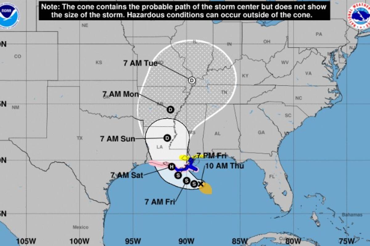 Se forma la tormenta tropical 'Barry' en el Golfo; podría impactar EU como huracán