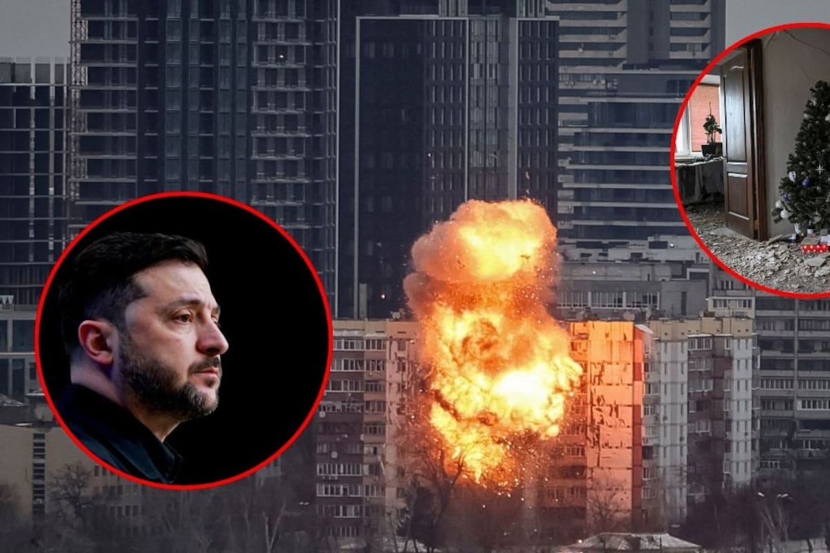 Ucrania vuelve a ser blanco de drones y misiles rusos en vísperas de la cita de Trump con Zelensky; hay muertos y apagones masivos