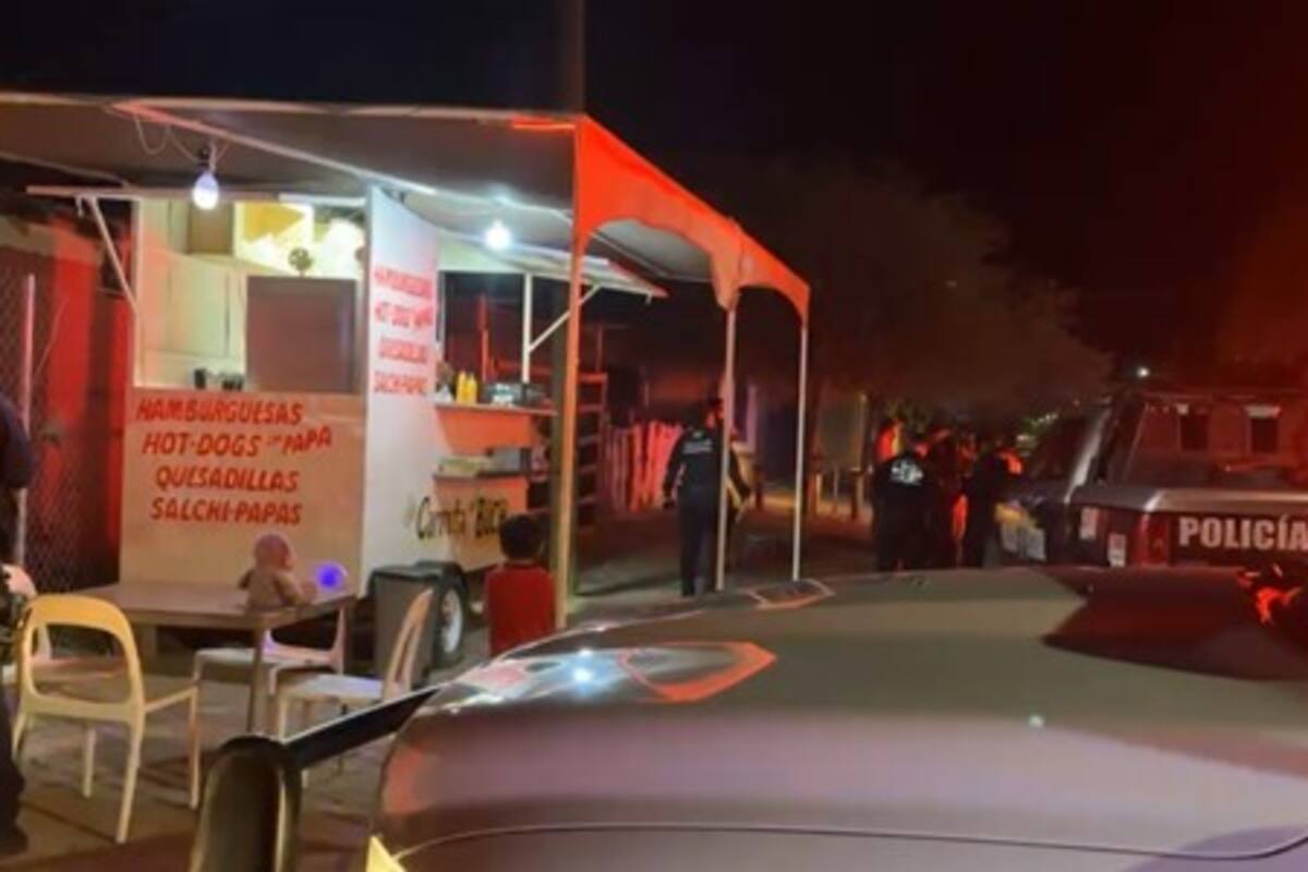 Asesinan a vendedor de comida mientras trabajaba en su carreta