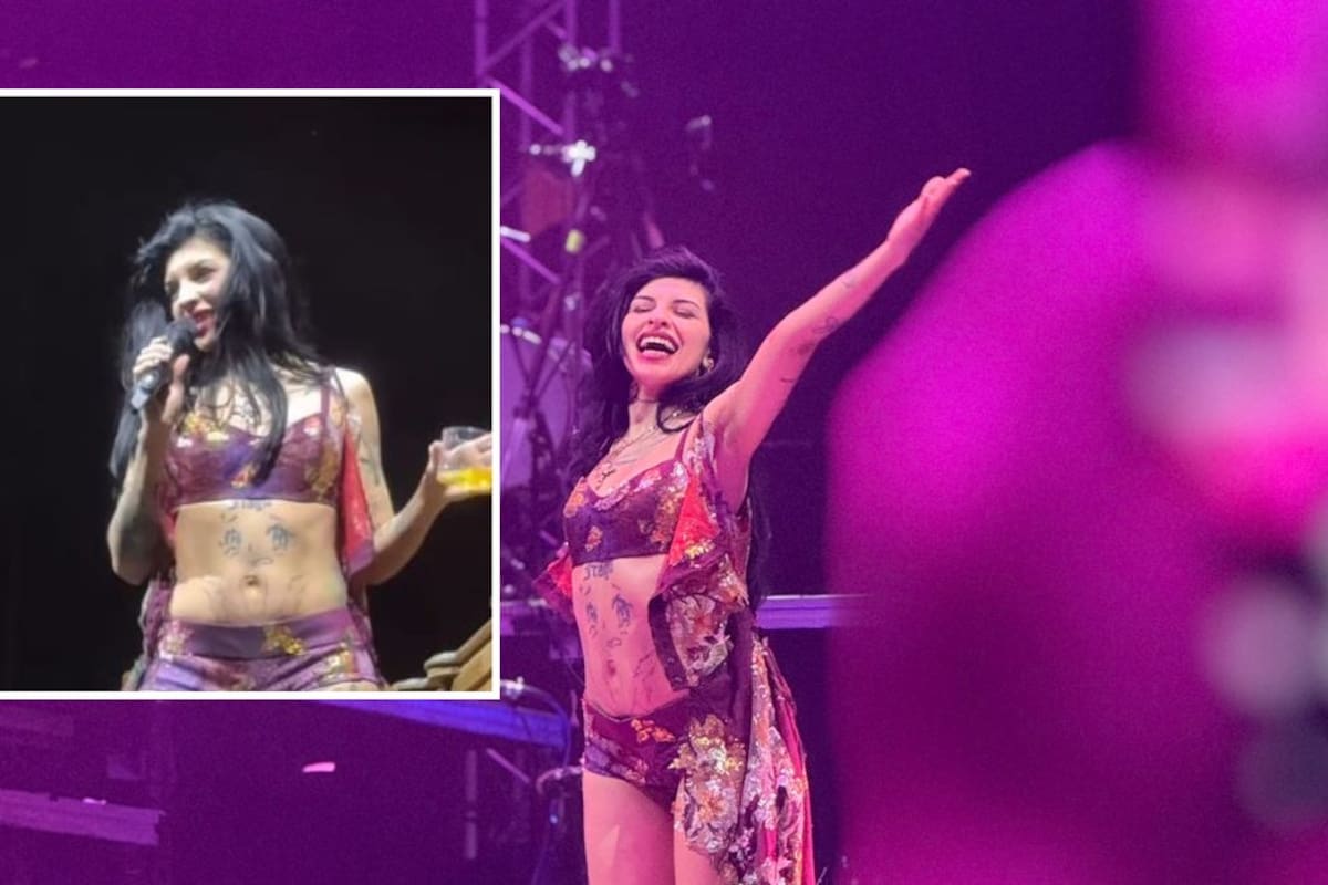 Cazzu genera revuelo con presunta indirecta para Nodal en su concierto: “Vos pensaste que eras el diablo, b*ludo”