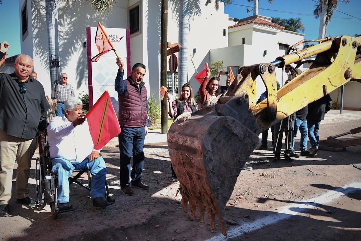 Inspecciona Lamarque obras de rehabilitación en Cajeme