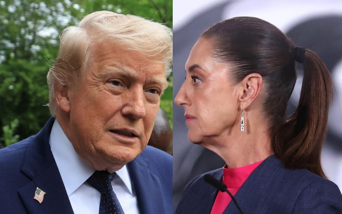 ARCHIVO. El presidente Donald Trump (izquierda) y la presidenta Claudia Sheinbaum (derecha). | Crédito: AP/EFE