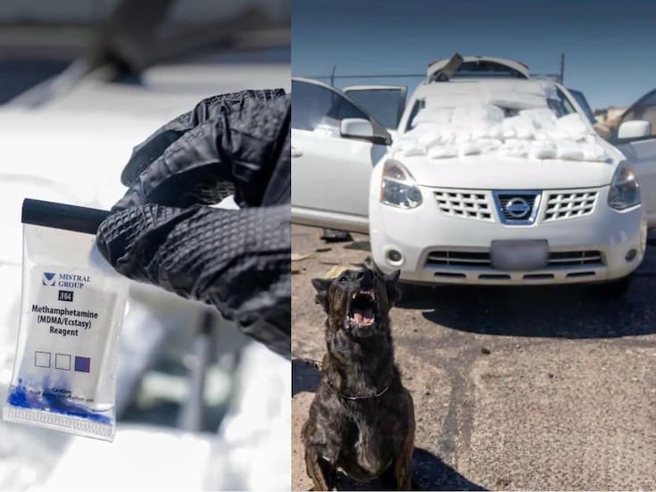 Detienen en la Interestatal 8 a conductor con 60 kilos de metanfetamina ocultos en una Nissan tras operativo conjunto en Yuma
