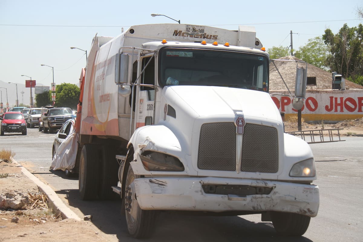 Lluvias provocan retrasos de hasta tres horas en la recolección de basura en Hermosillo