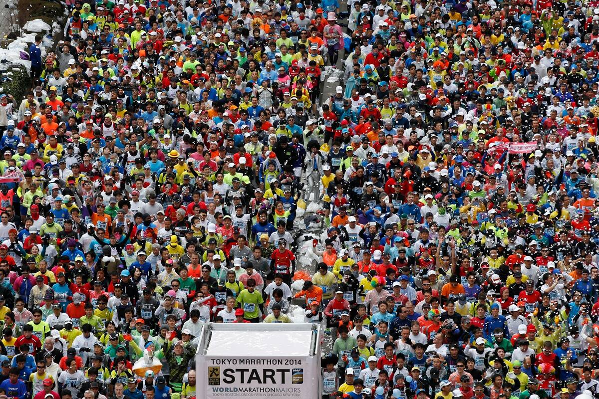 Disminuyen competidores de maratón de Tokio por temor al coronavirus