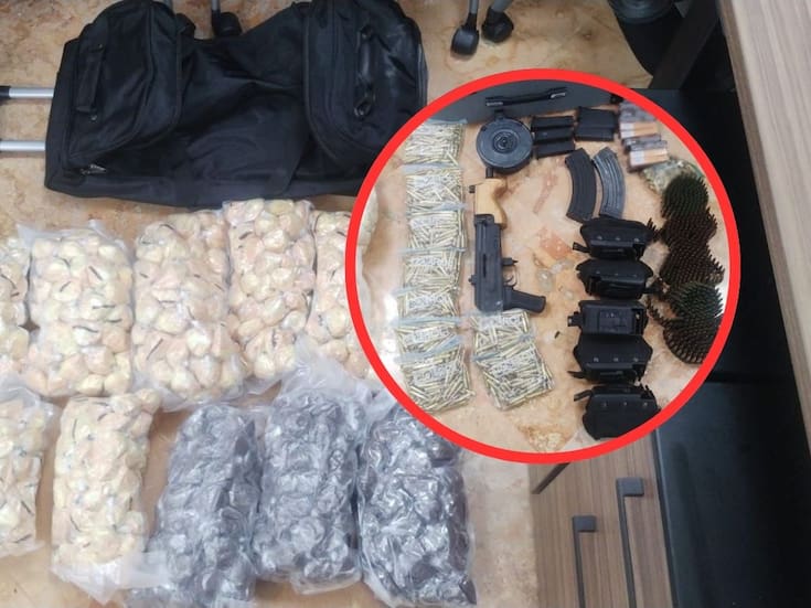 Operativo en Cancún: Así decomisaron un arsenal y droga en vuelo privado