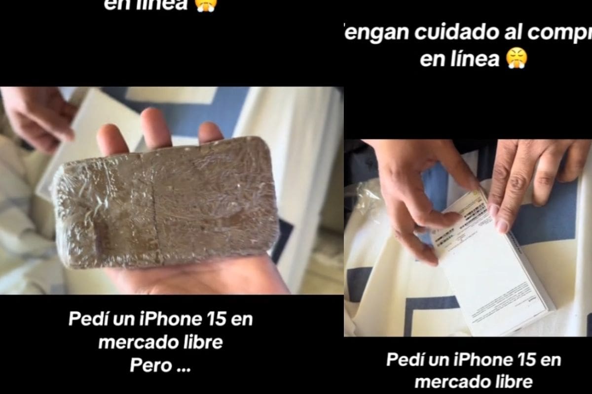 Compra un iPhone por internet y recibe una piedra