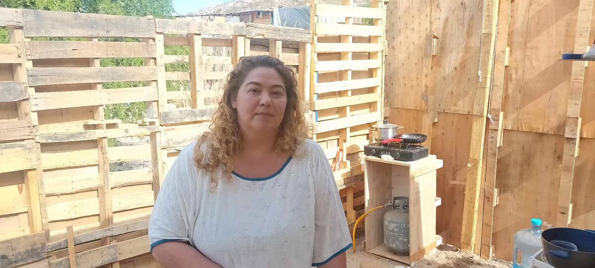 Carolina Antares Aguirre, busca brindarle una mejor calidad de vida a su familia. / Imagen por Misael Montaño.