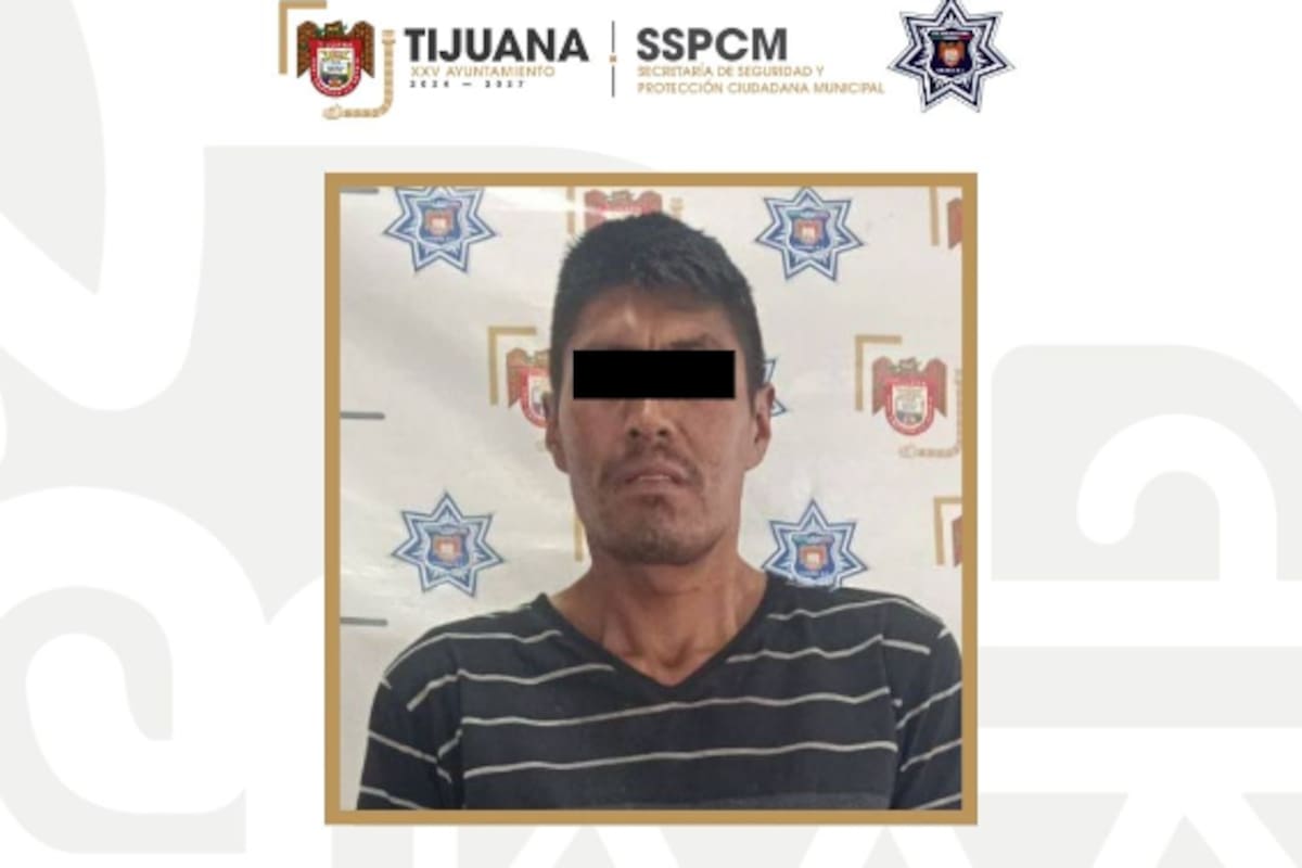 Detienen en Tijuana a presunto responsable de robo con violencia en Infonavit La Mesa
