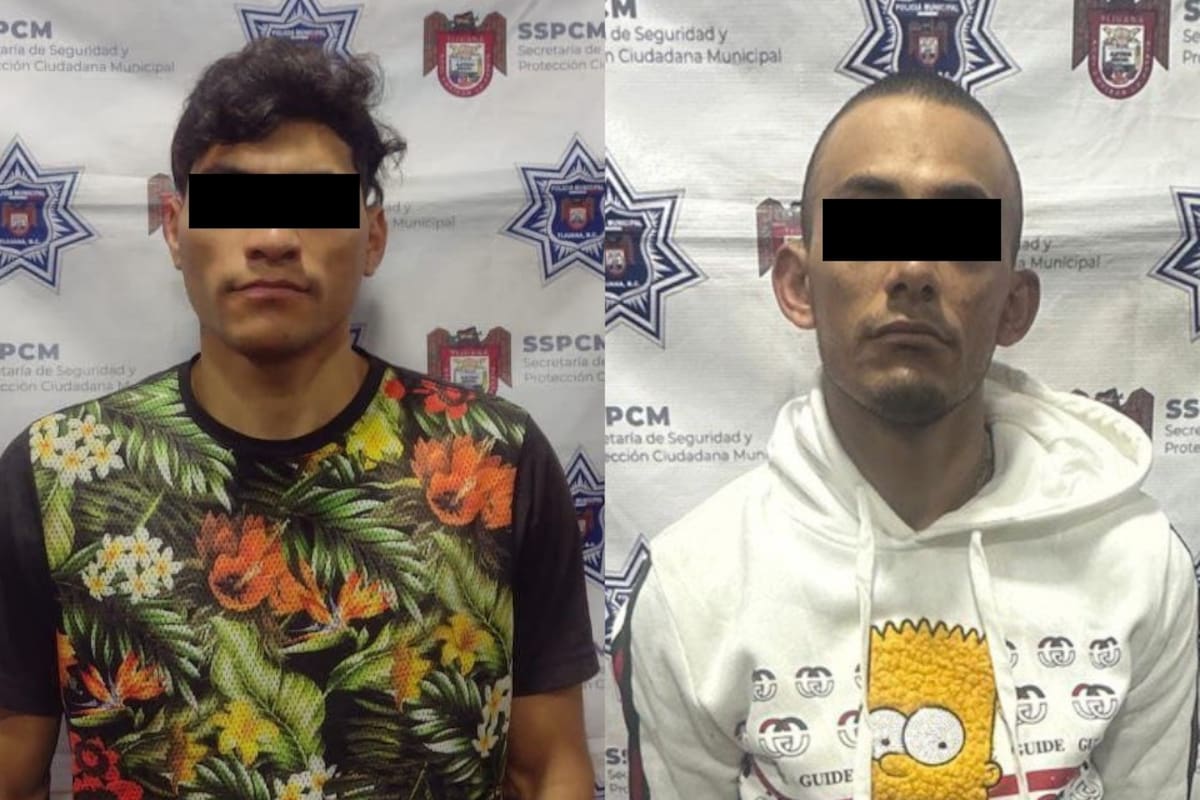 Captura la Policía Municipal a dos sujetos armados durante patrullajes preventivos