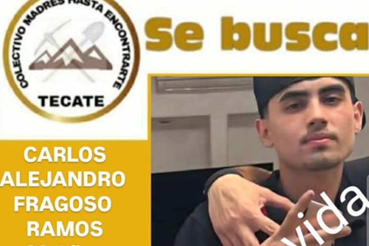 Localizan sin vida a joven desaparecido en Tecate