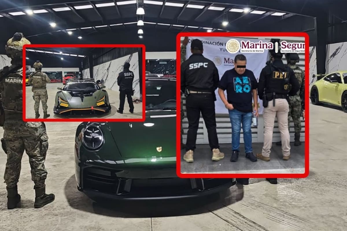 Detienen en Mérida a Justo Aurelio Rivera, presunto operador financiero del Cártel del Noreste; aseguran Ferrari, Lamborghini, Porsche y bienes por más de 145 millones de pesos
