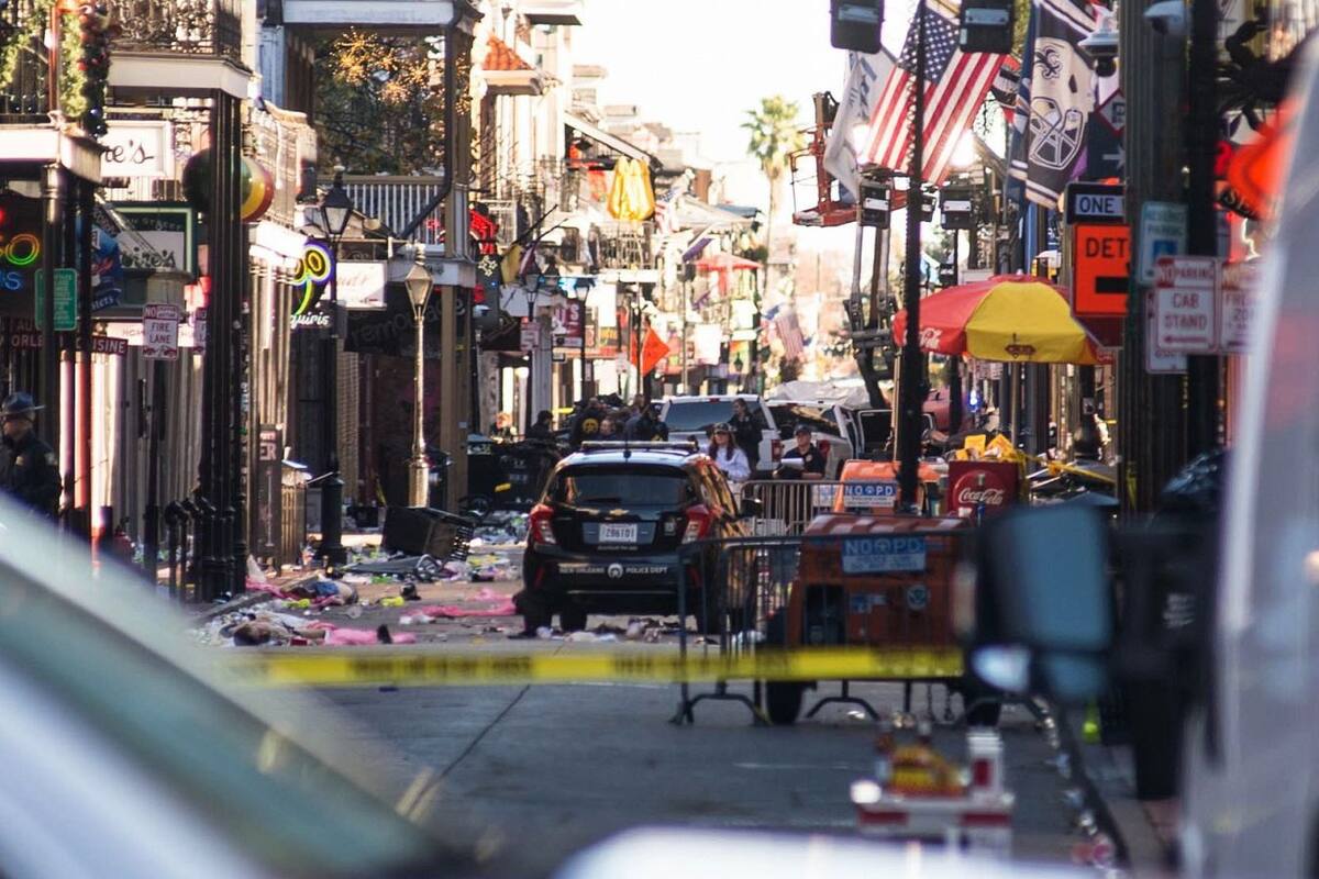 Sube a 15 el número de muertos por atropellamiento masivo en Nueva Orleans
