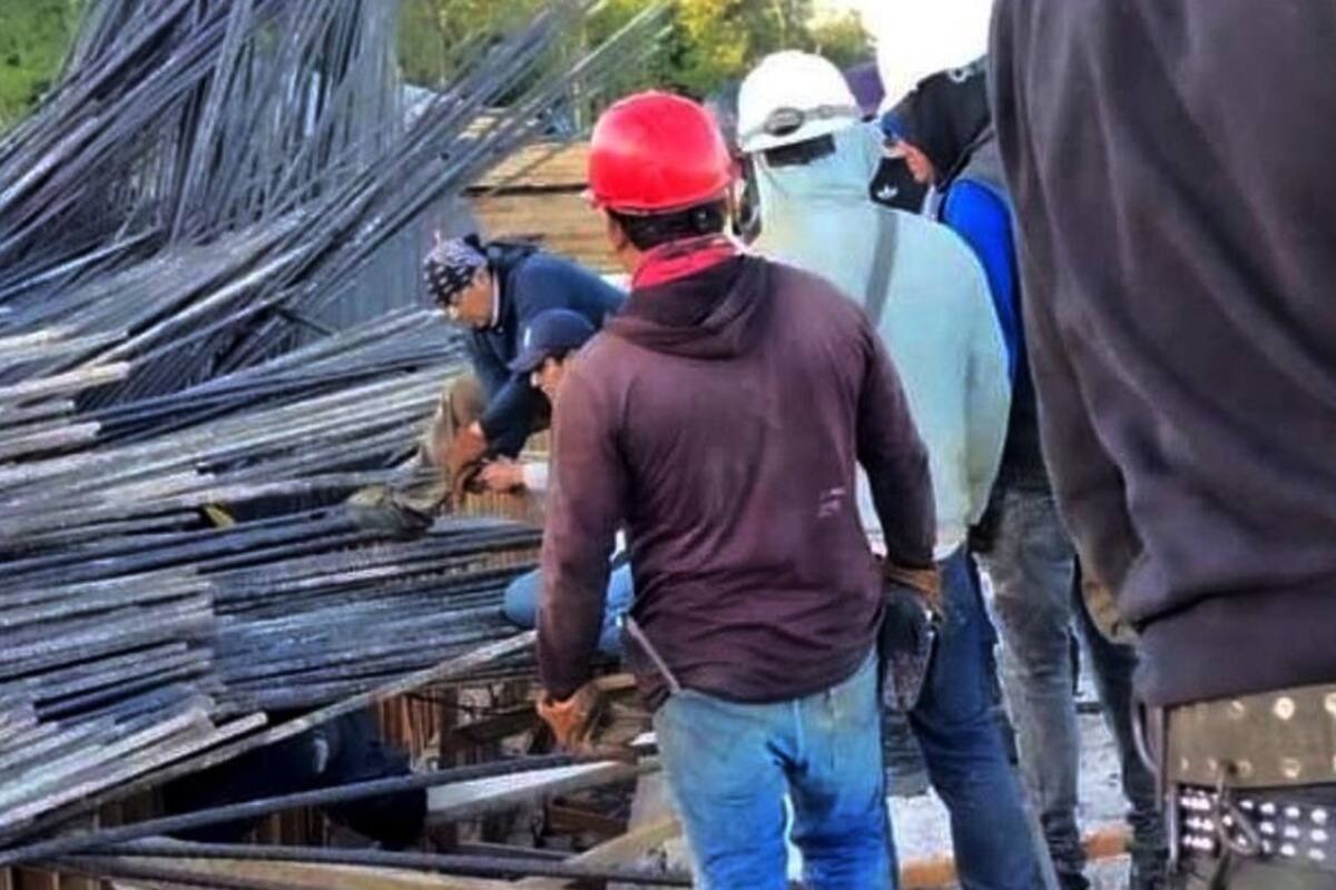 Dan de alta a trabajadores que resultaron heridos tras colapso en obra del Tren Maya